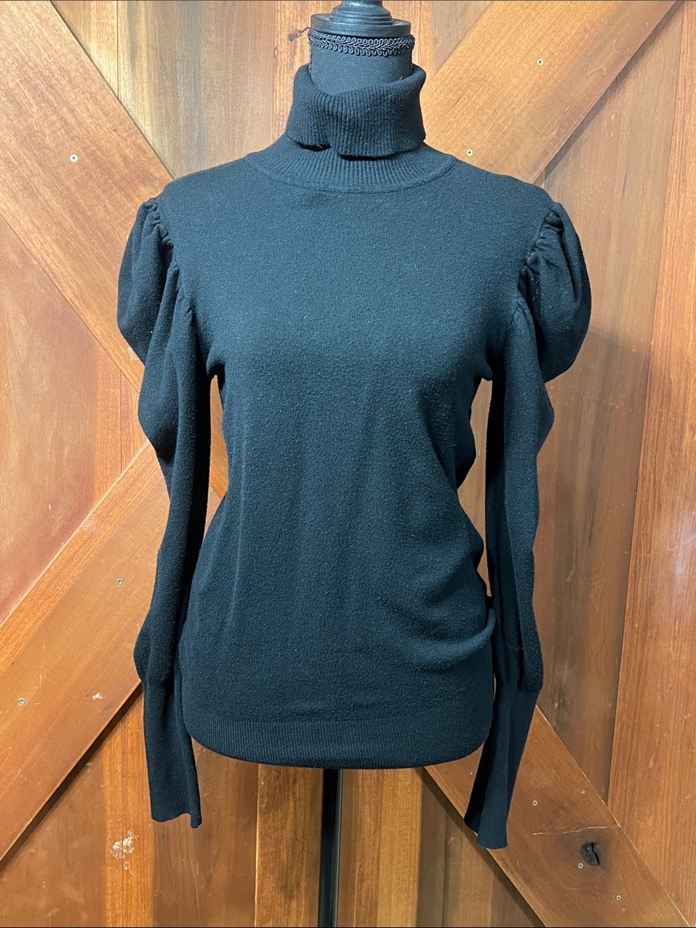 Vici  Puff Sleeve turtleneck sweater